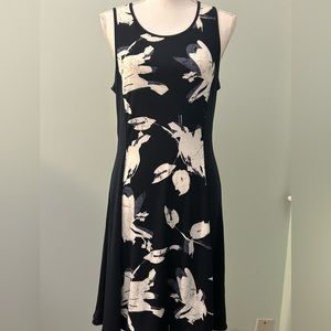 Banana Republic Blue and White Floral Sleeveless Dress